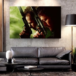 Boondock Saints Canvas Art, Póster de pared enmarcado, Idea de regalo con impresión de 1 panel / Por Custom Canvas Magic