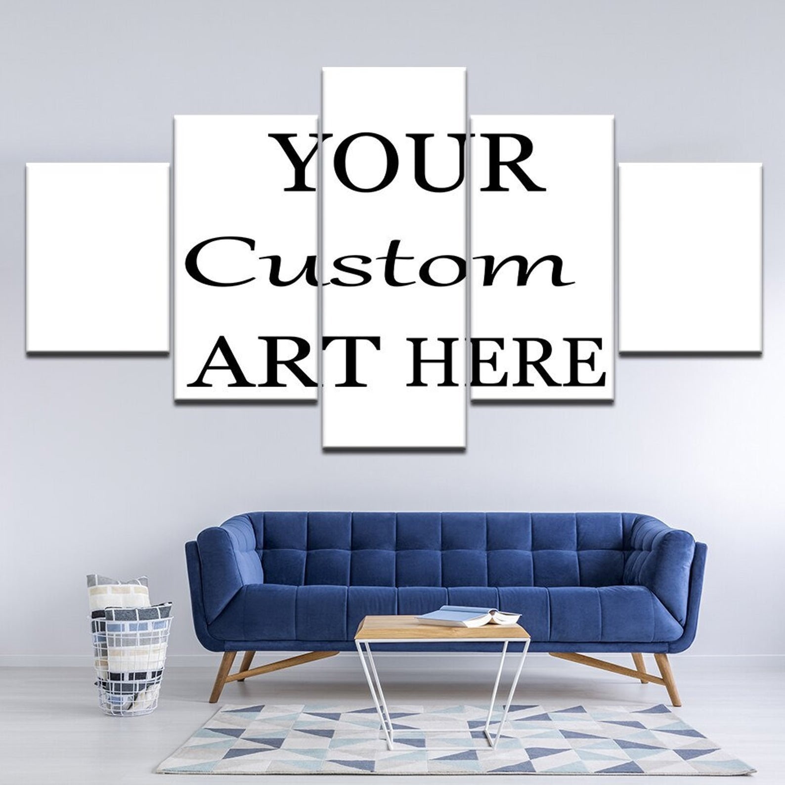Custom Canvas Prints 5 Piece Custom Canvas Art Framed USA | Etsy