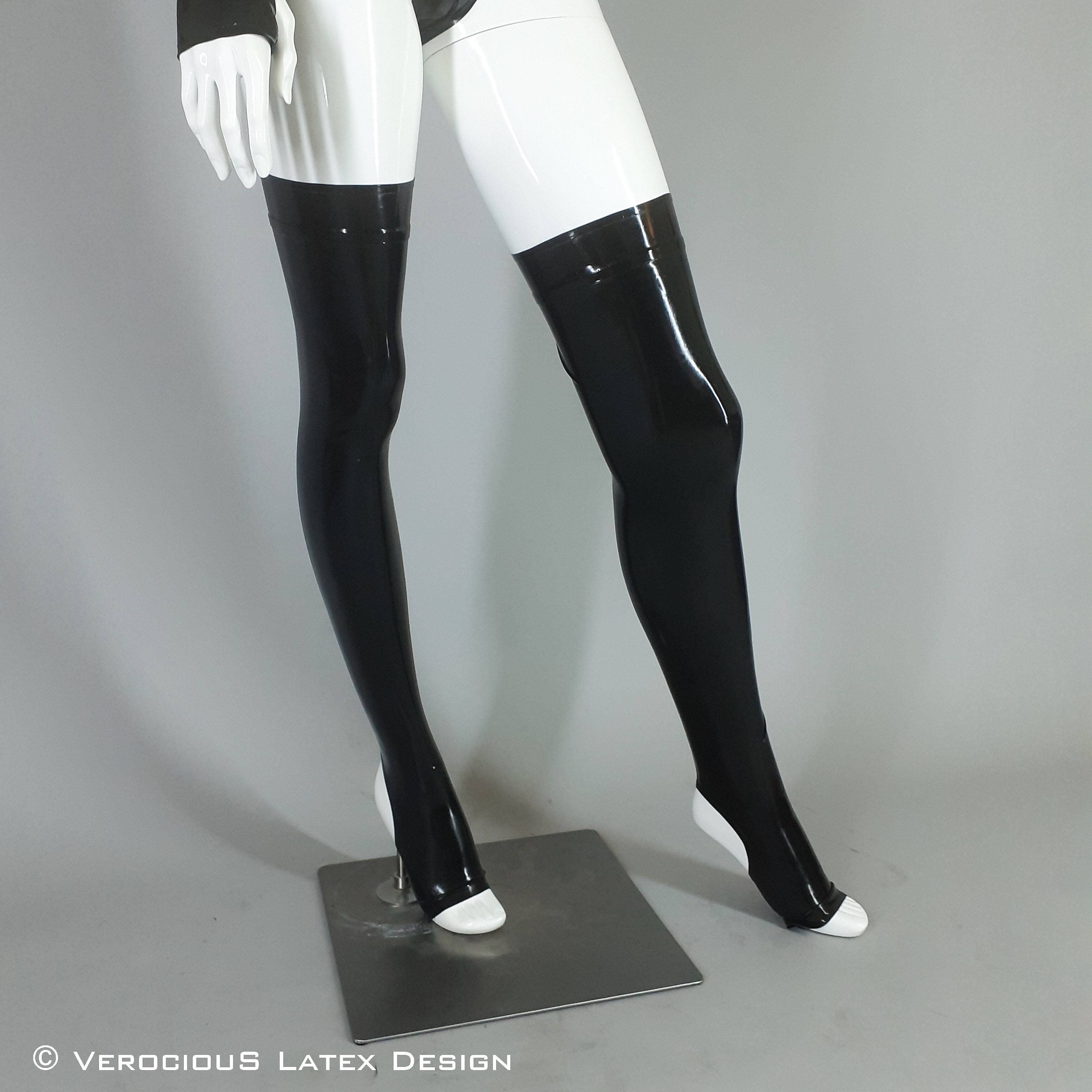 Bas Autofixants Wetlook Noirs - La Boutique érotique Sainte Savine