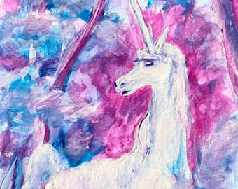 Dernière licorne - Impression artistique