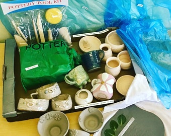 Large pottery making kit. Click & Deliver, (U.K. only) including complimentary kiln Firings.