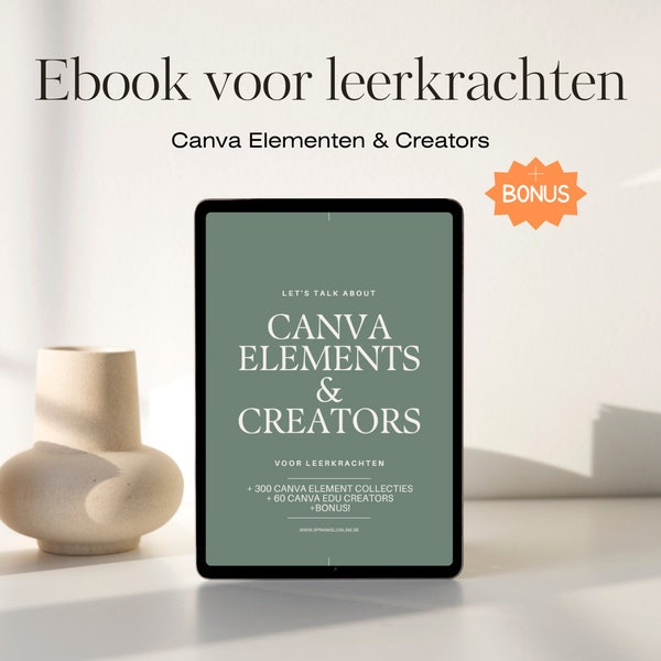 Ebook Canva Elementen Onderwijs Canva Creators
