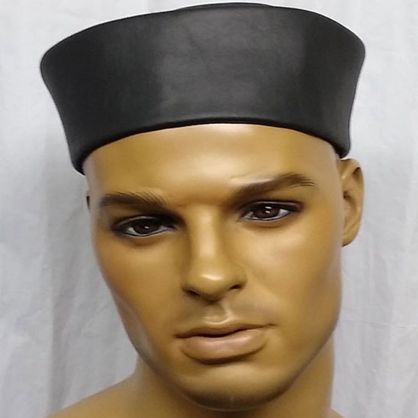 This genuine African leather Kufi hat will update your style and help complete your wardrobe!