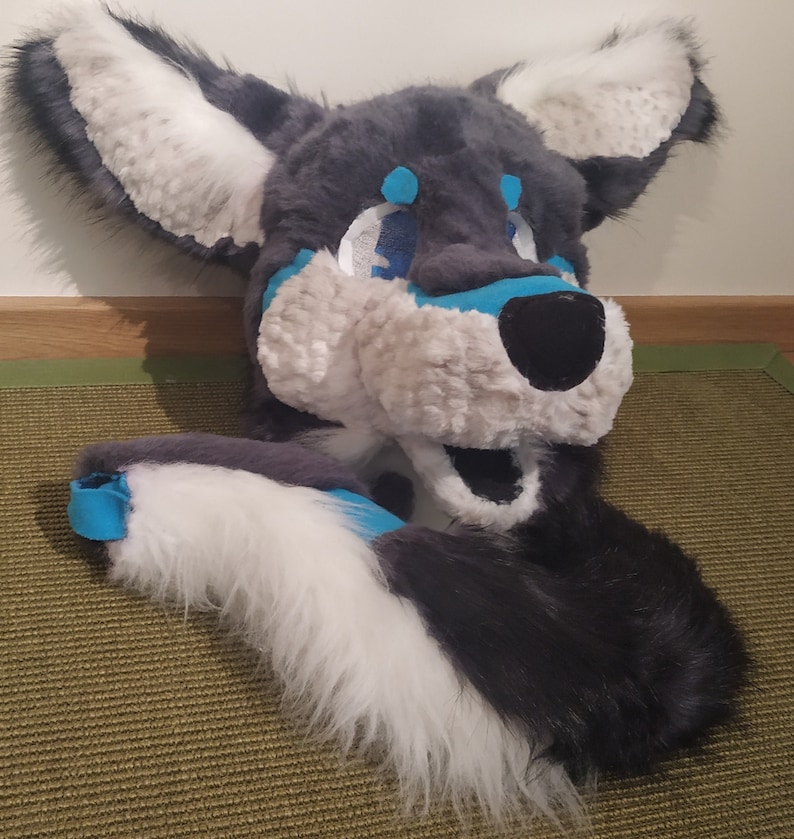 Premade Canine Fursuit Head and Tail Etsy Australia