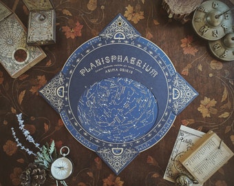 Star Finder, Star Map, N. Hemisphere Planisphere,'Planisphaerium', 'Planisferium'