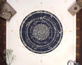Calendario astrale 2026: Effemeridi di Luna e Pianeti - Serigrafia