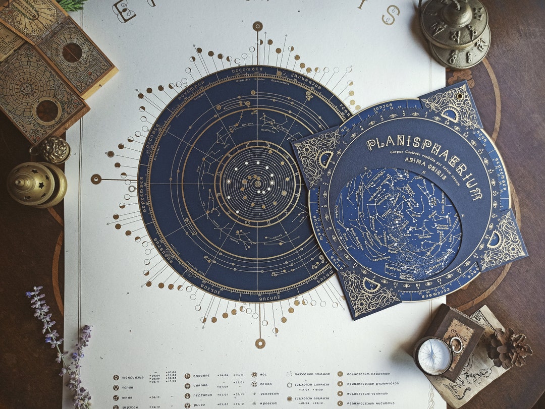 Cosmic Bundle 2024 Cosmic Calendar and N.hemisphere Star Etsy