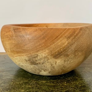 Spalted maple bowl