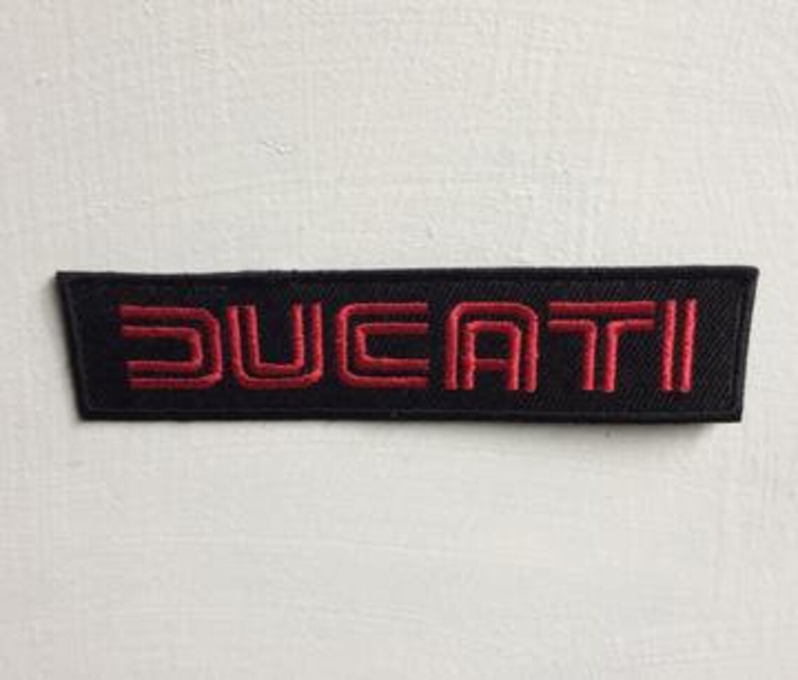 Ducati Corse Patch Sticker Applique Insigne à Coudre Rocker Biker 9,5cm - Foto 5