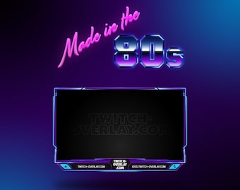80's Retro Webcam Overlay