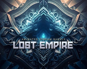 Lost Empire Stream Package: A Mystical Streaming Overlay for YouTube, Twitch, Kick, Trovo, and Facebook.