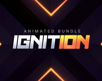 Ignition Stream Package: A Fiery and Vibrant Streaming Overlay for YouTube, Twitch, Kick, Trovo, and Facebook