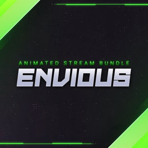 Envious Stream Package: A Futuristic Streaming Overlay for YouTube, Twitch, Kick, Trovo, and Facebook. Steam Screens, Alerts, & Webcams