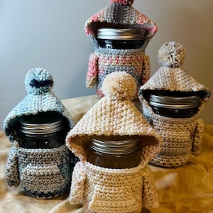 Sweater/Hoodie/Cozy/Cover for Sourdough Starter Jar Gift