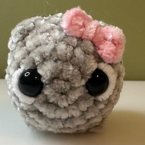 Sad Hamster Meme Crochet Keychain