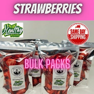 Freeze Dried Strawberries - Healthy Snack