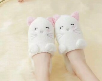 fluffy cute slippers
