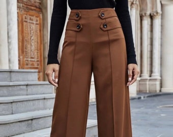 retro outfit for women pants