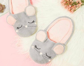 mouse slippers for adults