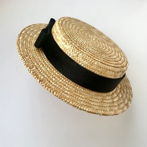 Canotier low cup Canotier haut bas Straw hat top very low image 9