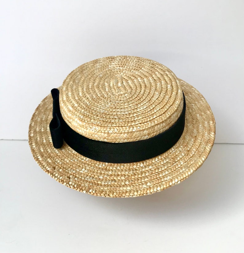 Canotier low cup Canotier haut bas Straw hat top very low image 8