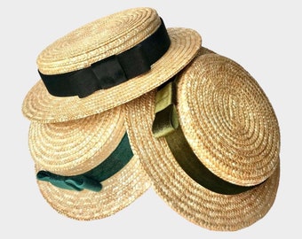 Canotier copa baja - Canotier haut bas - Straw hat top very low