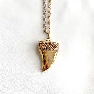 ISHA / Gold plated dog necklace 3 microns - Boho chic - Woman - Gift - Lithotherapy - birthday - Christmas
