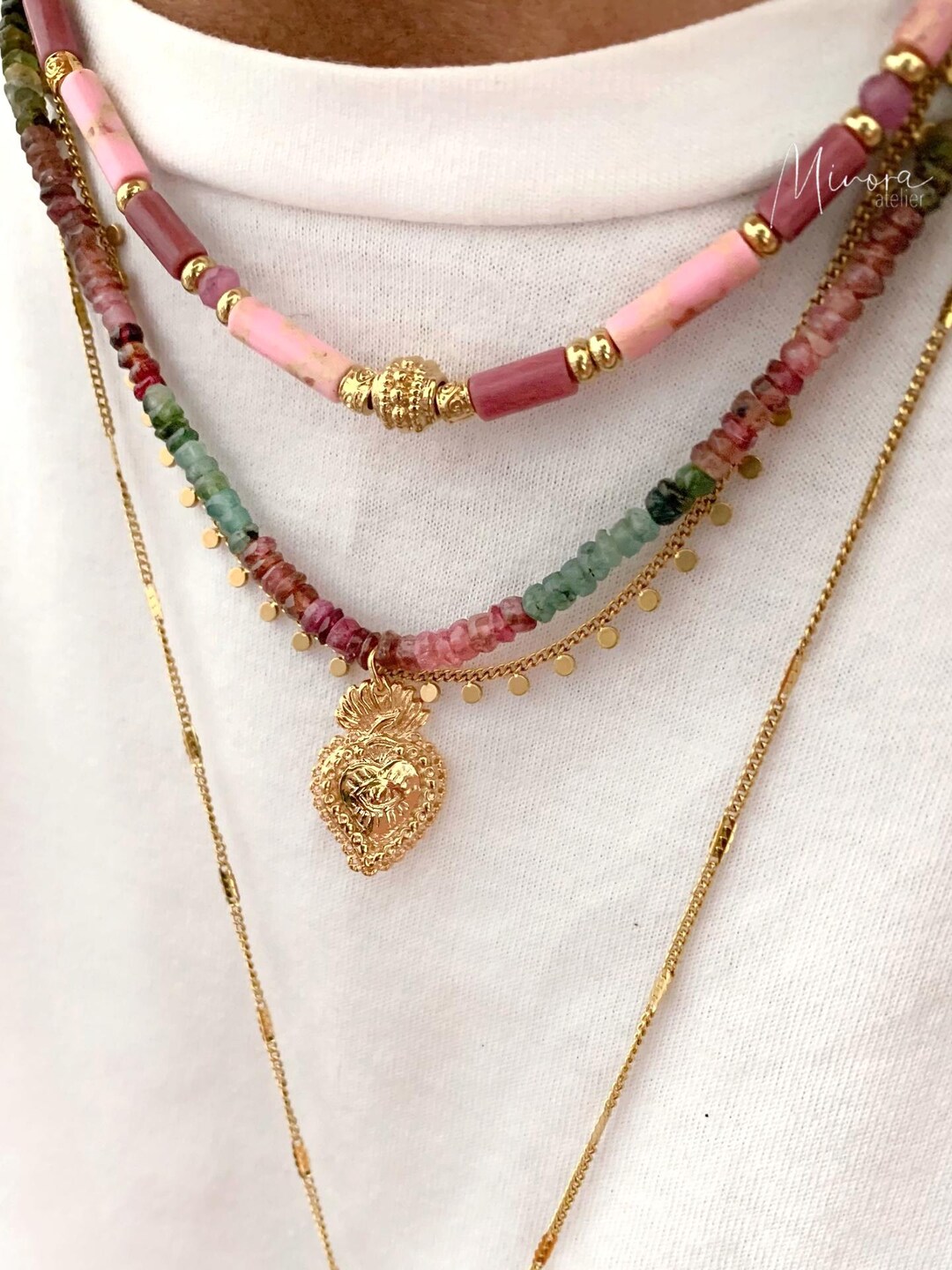 Minora Jewellery Gold Price Today ROSITA Choker Necklace In