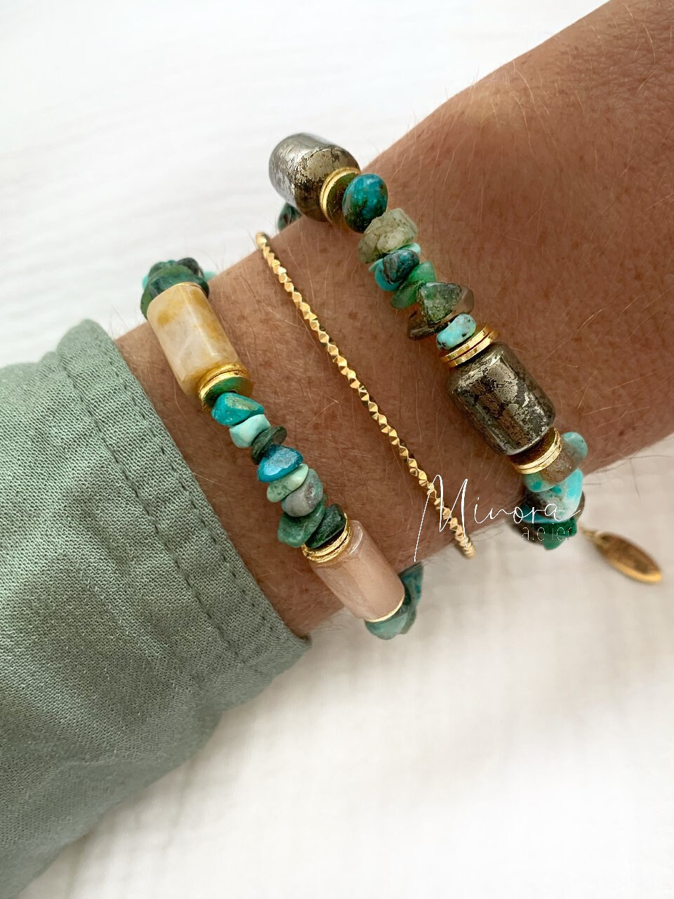 Stella and dot anda shop intention bracelet