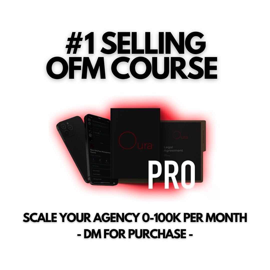 Onlyfans Management Oura PRO Course - Etsy