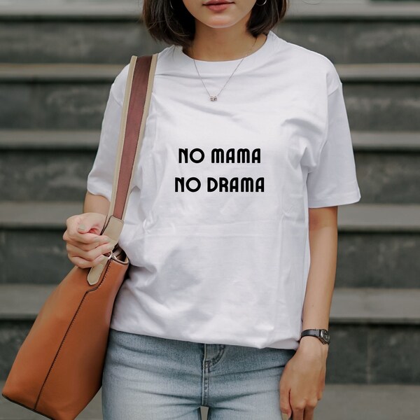 No Mama No Drama | Iron on Sticker | Ironing motif | Waschmaschinenfest | Ironing Sticker | Geschenkidee | Mutterschaft