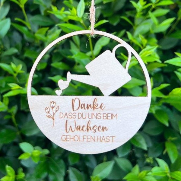 Dankjewel dat je ons kunt helpen met cadeau Erzieherin Kita Kindergarten Abschied Tagesmutter Geschenkset Spruch