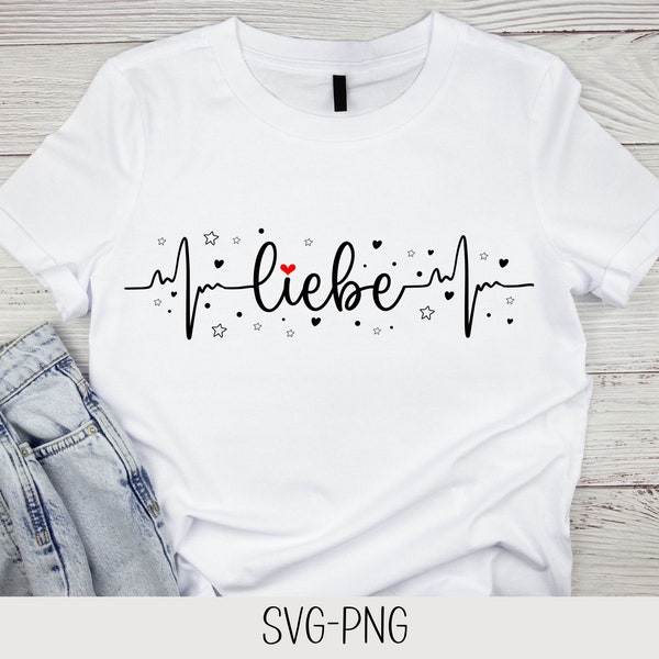 Liebe Herzschlag SVG | Valentinstag SVG | lustiges Valentinstag Shirt | Liebe Png | beliebte SVG-Dateien für Cricut | Sublimation Designs