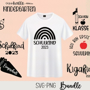 Plotterdateien Set &quot; Schulanfang &quot; |  Schulkind Plotter File SVG | Schuleinführung Cut File | Plotterdatei Schulkind | Plotter schoolchild
