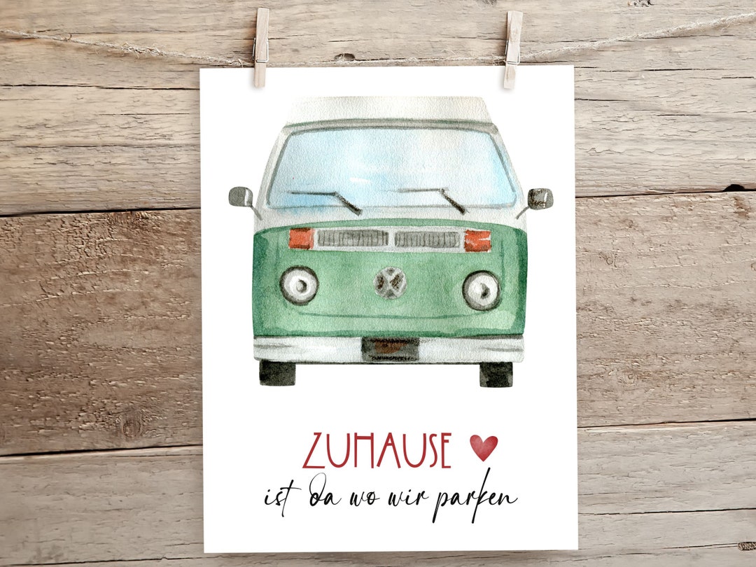 Zuhause Ist Da Wo Wir Parken www.etsy.com