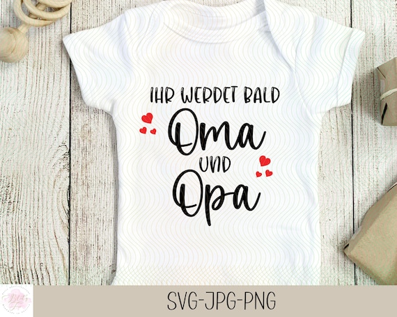 Wir Werden Oma Und Opa Ihr Werdet Bald Oma Und Opa Familie Baby Sprüche - Etsy