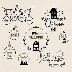 Plotterdatei weihnachten svg, Weihnachten svg, Christmas svg, Weihnachtsdeko, Laserdatei Weihnachten, Datei für Silhouette Cricut svg png