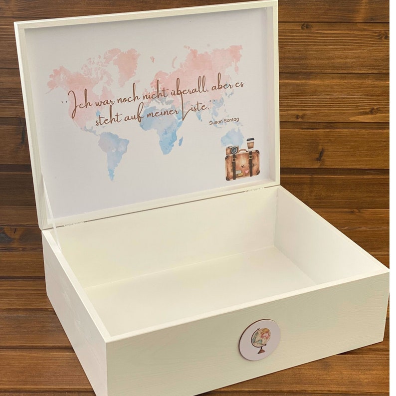 Personalized Wooden Memory Box | Travel Keepsake Box - Etsy