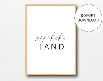 Bagno per gli ospiti, murale, dicendo 2023, regalo di inaugurazione della casa, poster del bagno, poster del bagno scaricabile + stampabile