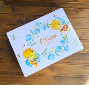 Erinnerungsbox aus Holz | Memory Box | Erinnerungskiste | Baby Box | Holzkiste | Keepsake | Personalisierte Kiste | Gift Box | Storage Box