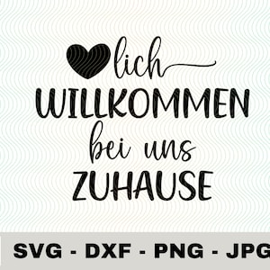Herzlich Willkommen | Zuhause | Plotter file |  Plotterdatei | Cut file Cricut | Silhouette | Digitale Datei | Plotter - svg jpg png