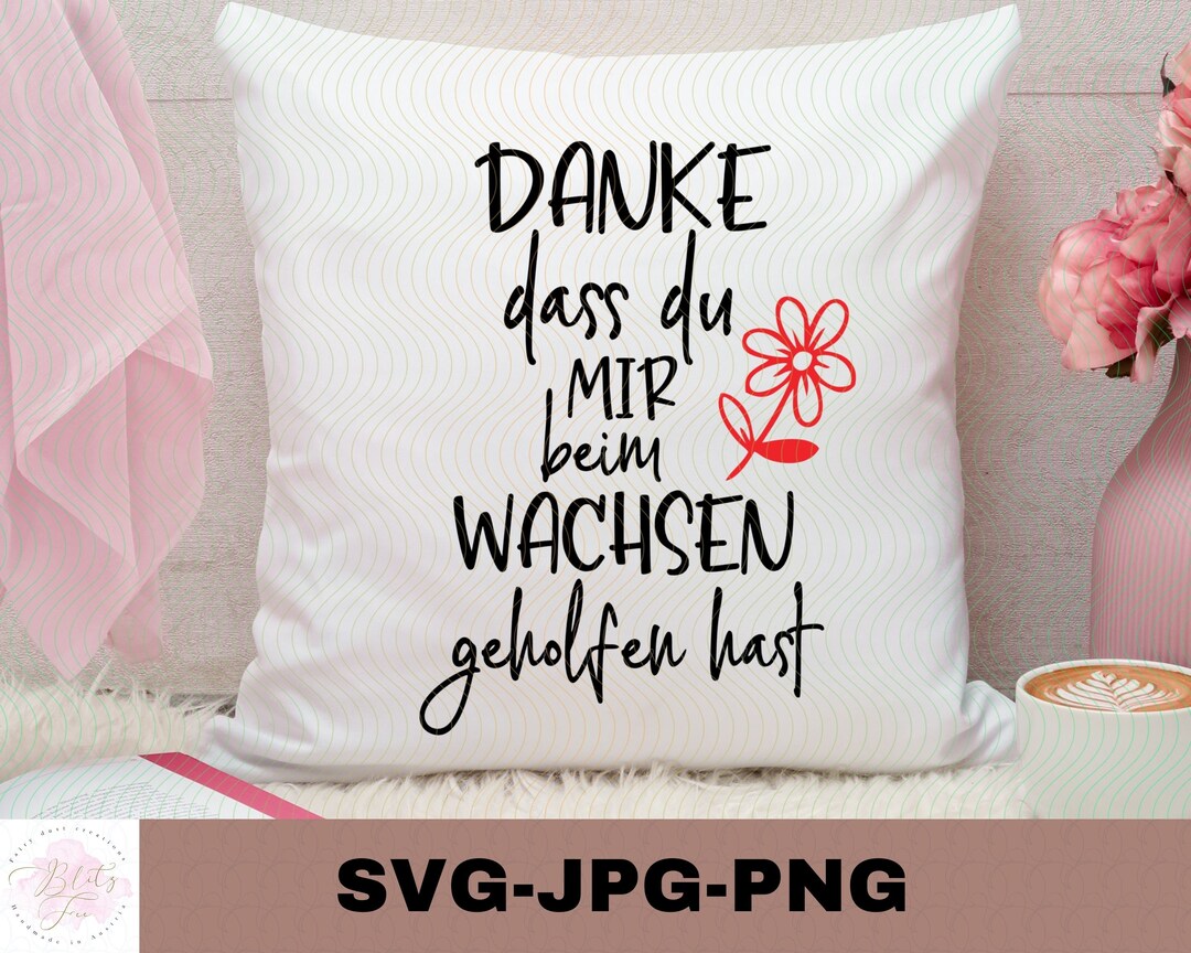 Danke Dass Du Mir Beim Wachsen Hilfst www.etsy.com