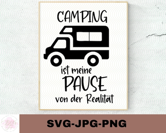 Wohnwagen Urlaub | Camping Sprche | Urlaub Sprche Schriftzge |  Plotterdatei | | Digitaler Download - svg jpg png - Etsy.de