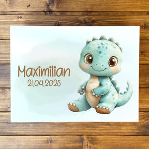 Erinnerungsbox aus Holz | Memory Box | Erinnerungskiste | Baby Box | Holzkiste | Keepsake | Personalisierte Kiste | Gift Box | Dino Baby