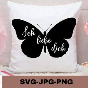 Ich liebe dich| I love you| Cricut | Plotterdatei | Winter Aufkleber Sticker zum selbst ausdrucken | Digitaler Download - svg jpg png