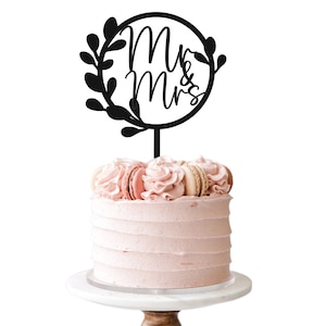 Holz Cake Topper personalisiert | Tortenstecker aus Holz | Kuchenstecker | Caketopper | Wunschname | Hochzeit boho