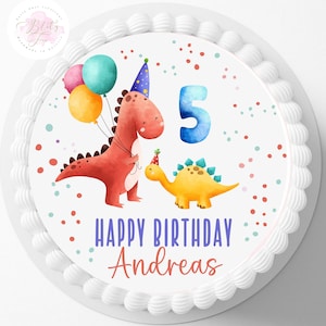Tortenaufleger Fondant Geburtstag Kind Zuckerbild Mädchen Junge Dino Wild one