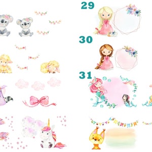 Puede incluir: Un conjunto de 10 im&aacute;genes de clipart digitales con varios animales lindos y elementos florales. Las im&aacute;genes son perfectas para crear invitaciones, tarjetas y otros proyectos de manualidades.
