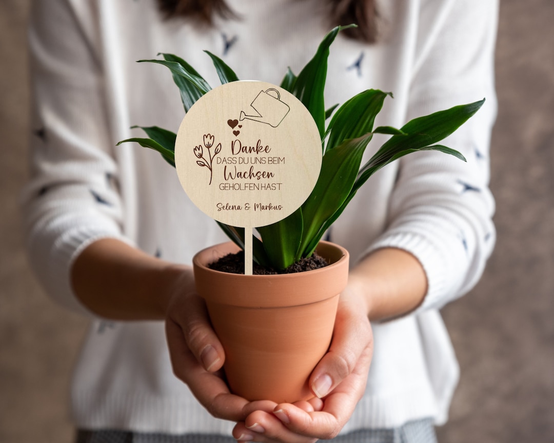 Tazza Ringraziamento Per Educatrice - 'Danke Dass Du Uns Im Wachsen Geholfen Hast' - Verde - Regalo Di Addio Per Maestre D'Asilo - 4