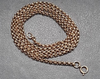 A vintage 9ct gold chain